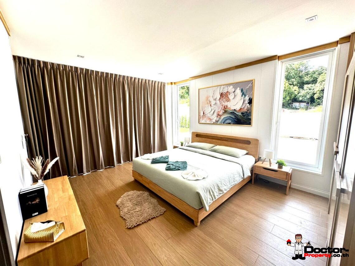 3 Bedroom Pool Villa Bali Style in Plai Laem, Koh Samui – For Sale